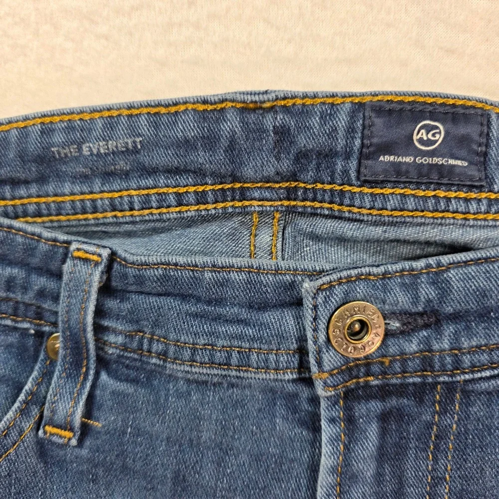 AG‎ Adriano Goldschmied The Everett Jeans Men 31x32 Blue Slim Straight Stretch
